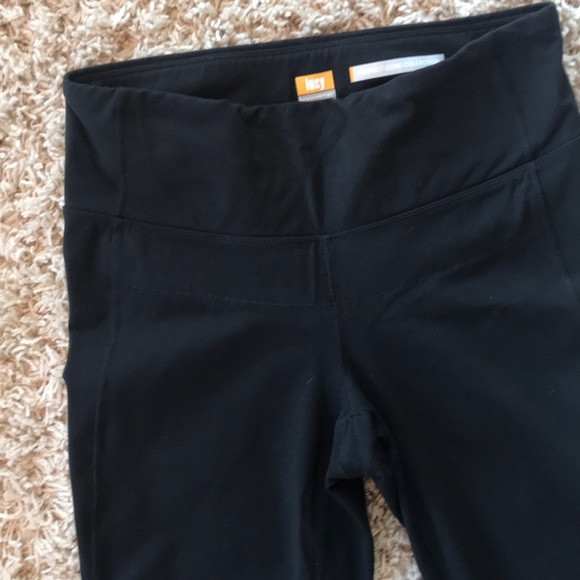***SOLD***Lucy Black Powermax Pants Size Lg - Picture 5 of 5